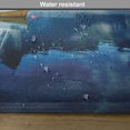 thumbnail image 6 of Ambesonne Scenery Place Mats Set of 4, Sunset Lake by Harbor, Standard Size, Blue, 6 of 6