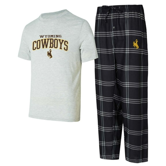 Men's Concepts Sport Wyoming Cowboys Top & Pants Sleep Set