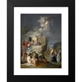 thumbnail image 2 of Pieter Fransz. de Grebber 15x18 Black Modern Framed Museum Art Print Titled - Moses and the Brazen&nbsp;Serpent (ca.&nbsp;1625-46), 2 of 5