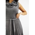 thumbnail image 4 of Vestido tejido cuello cascada Roman Fashion Juvenil 32162 Gris XCH, 4 of 6