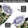 thumbnail image 5 of Green Camouflage 40 OZ Tumbler Cup with Lid and Straw Gifts for Mom Friend Sister Grandma, 5 of 5