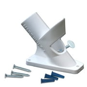 1in HDPE Bracket Betsy Flags 2-Position, Mounting Hardware, White