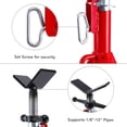 thumbnail image 4 of V Head Pipe Stand, Jack Stands, Adjustable Height 28-52 Inch, 2500 LB Capacity, Folding Portable 1/8 to 12 Inch Supporting, Steel, 4 of 7