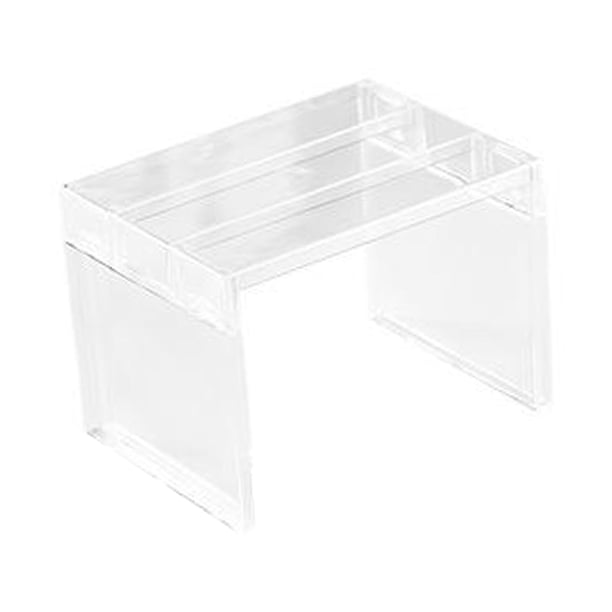 Organizador transparente para maquillaje, expositor para fiestas, escritorios y vestidores. Pequeño