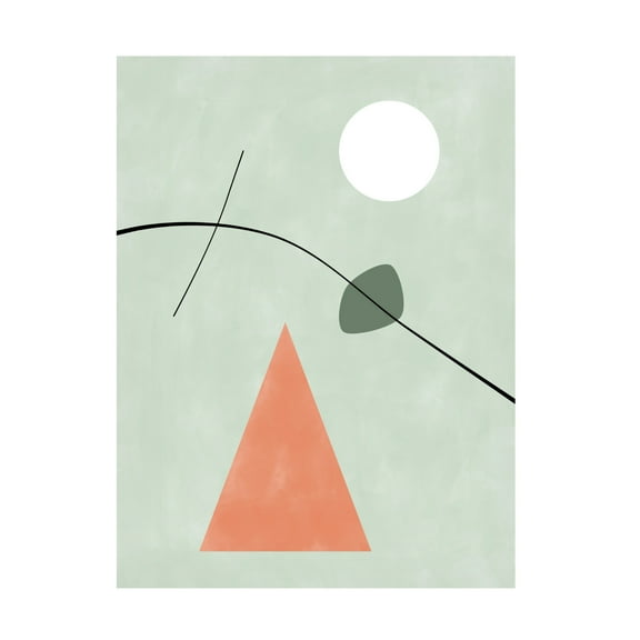 Trademark Fine Art Elena Ristova Pinkgreen24 Canvas Wall Art