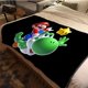 thumbnail image 3 of Manta de felpa suave con diseño de Super Mario de juegos japoneses, manta de franela para sala de estar, dormitorio, cama, sofá, funda de picnic, 3 of 5