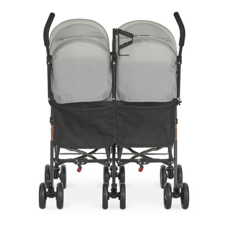Dream On Me Twin Venture Umbrella Stroller (Light Gray)