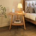 thumbnail image 2 of CNKOO Bedside Table Concise Small Shelf Small Household Bedroom Storage Cabinet Modern Bedside Mini Storage Storage Cabinet, 2 of 6