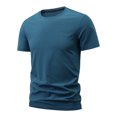 thumbnail image 6 of Shirts For Men Shirt Silky Men's Athletic T-Shirts Workout Running Short Sleeve Gym Shirts Size L, 6 of 7