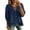 Navy, variant on Blouse for Women 1/2 Sleeve V Neck Spring Summer Loose Half Sleeve Pullover Top Black XXL