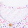 thumbnail image 5 of mgoYE Toddler Girl Outfits 5t Toddler Girls Summer Clothes Infant Sleeveless Tank Top Shirt Pants Set Kids Striped Ruffles Outfits(Purple,5 Years), 5 of 9