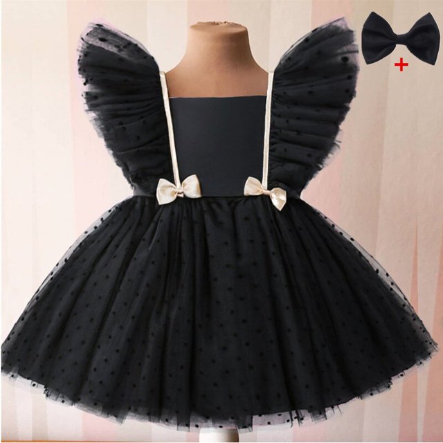 Vestido recién nacido para niñas, Vestidos de fiesta de boda para bebés, primer cumpleaños, vestido de princesa para damas de honor, Vestidos para bebés