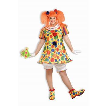 COSTUME-GIGGLE THE CLOWN-PLUS