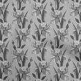 thumbnail image 1 of oneOone Polyester Spandex Gray Fabric Floral Fabric For Sewing Printed Craft Fabric By The Yard 56 Inch Wide, 1 of 5