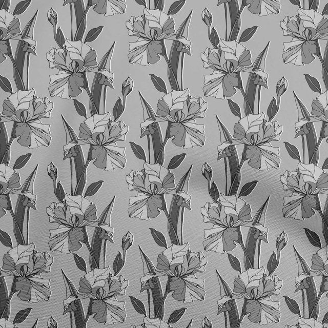 oneOone Cotton Flex Gray Fabric Floral Sewing Craft Projects Fabric Prints By Yard 40 Inch Wide