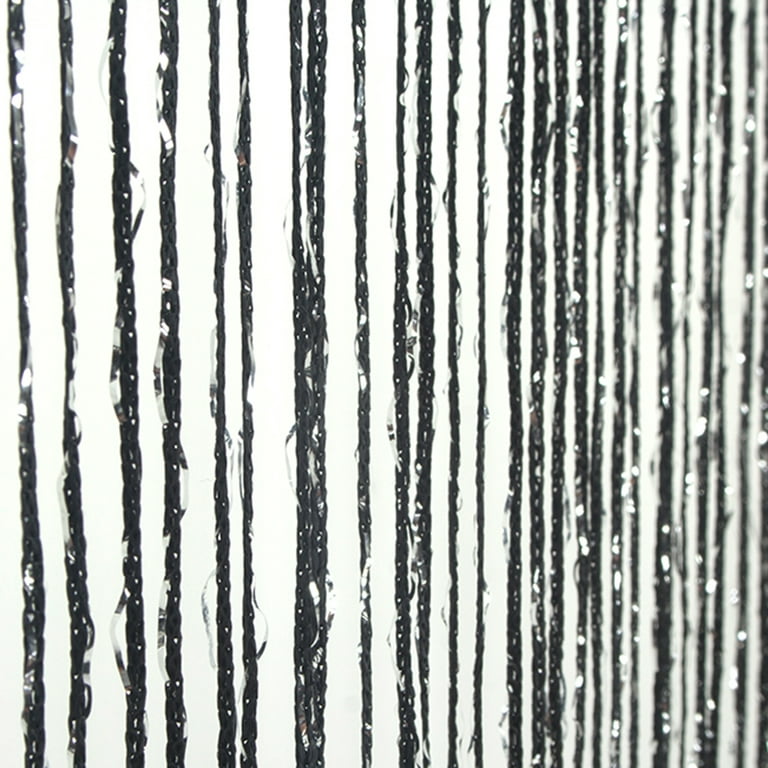 String Tassel Crystal Curtain Door Wall Window Doorways Panel Room  Decorative Tassel Ribbon Strip Screen for Living Room Wedding Coffee House