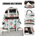 thumbnail image 4 of Quilted Backpack Fashion Backpack 10.23*5.11*12.59 Inch Women's Fashion Backpack Picnic Shopping Travel Out Sports backpack Cartoon Smile Strawberry Seamless, 4 of 7