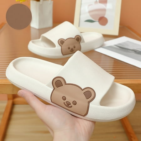 

Floenr Womens Sandals Flip Flops for Women Couple Indoor Cute Eva Slippers Non-slip Men Women Household Sandals And Slippers