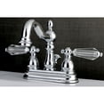 thumbnail image 3 of Kingston Brass KS1601WLL 4 in. Centerset Bathroom Faucet, Polished Chrome, 3 of 5
