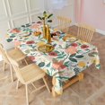 thumbnail image 5 of Pioneer Flower Floral Print Pattern Rectangle Tablecloth 60"x120",Waterproof Polyester Rectangle Table Cloth, Wipeable Spillproof Polyester Tablecloth for Dining, Camping, Indoor and Outdoor, 5 of 6