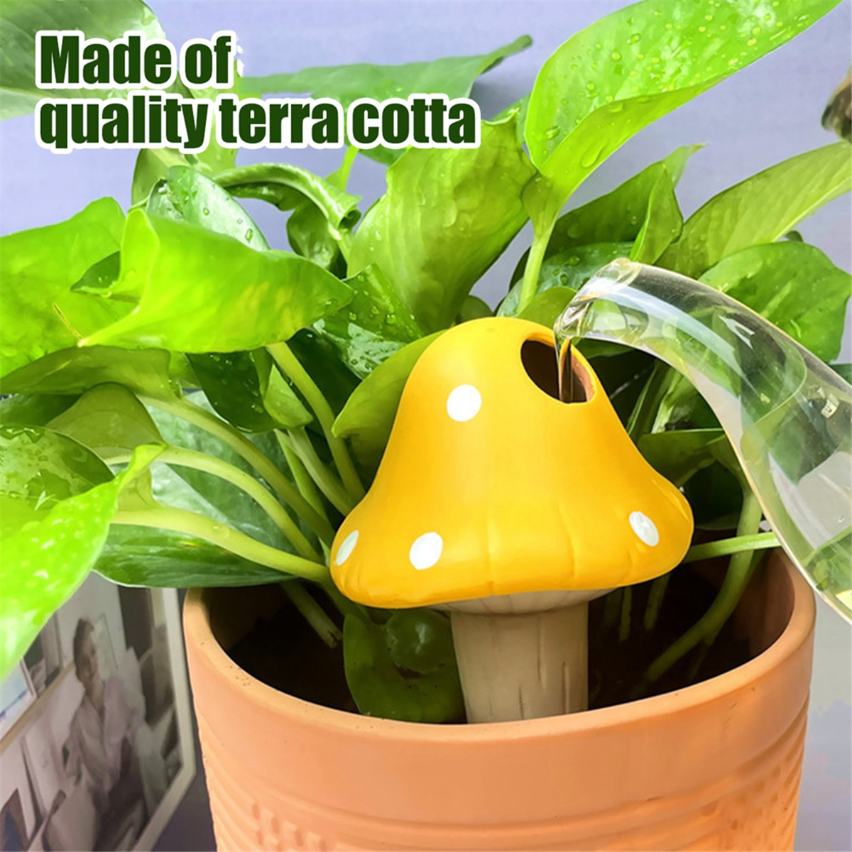 Drip Irrigation,Automatic Watering Cute Mushrooms,Automatic Drip Irrigation Device for Greenhouse Garden