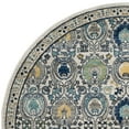 thumbnail image 5 of SAFAVIEH Evoke Milica Floral Bordered Area Rug, Ivory/Grey, 6'7" x 6'7" Round, 5 of 6