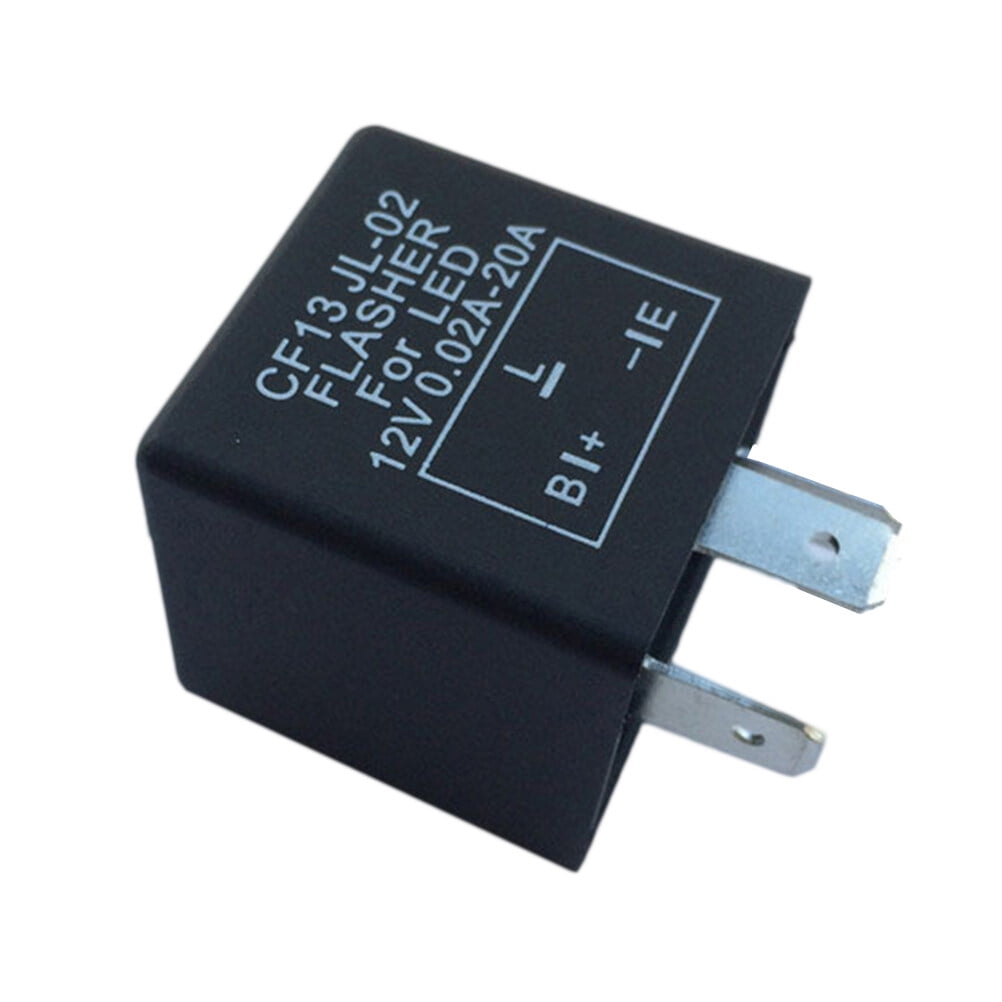 3Pin Unadjustable CF13 JL02 LED Flasher Relay Turn Signal Hyper Flash