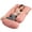 Cocoa Pink, variant on 60-inch J-Shaped Full Body Pillow, Maternity Pillow, Maternity Full Body Pillow with Velvet Pillowcase, Full Body Pillow with Back, Leg, And Tummy Support, Helps Ensure Adequate, Comfortable Sleep