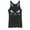 Black Heather, variant on Women's Lost Gods Kitty Cat Face Racerback Tank Top Black Heather 2X Large