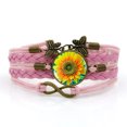 thumbnail image 2 of Girasol tiempo gema pulsera mujer joyería europea y americana mariposa Labymos  Pulsera, 2 of 6