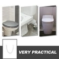 thumbnail image 5 of Troglfold toilet chain 2pcs Toilet Flapper Chains Replacement Chains Flexible Toilet Water Tank Flapper Chains,9.69"X0.47"X0.04", 5 of 12