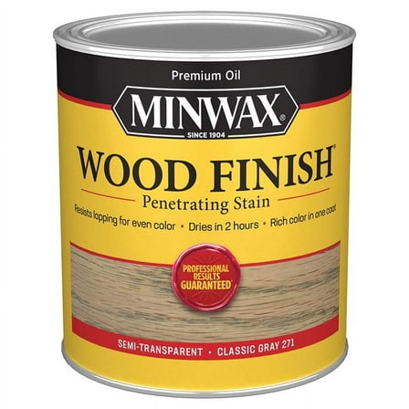 4-Pack of 1 qt Minwax 70048 Classic Gray 271 Wood Finish Oil-Based Wood Stain