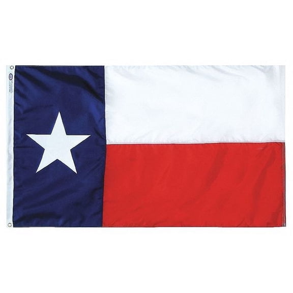 Annin Flagmakers State Flag,Texas,8ftH x 12ftW,200D Nylon 145284