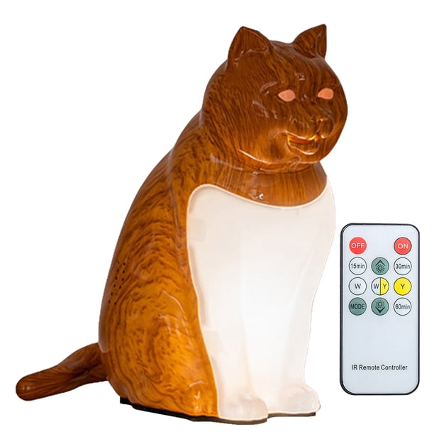 Lámpara Escritorio para Gatos Mesita Noche LED Brillo 3 Niveles La Habitación Del