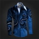 thumbnail image 3 of Las más nuevas camisas de manga larga con estampado 3D para hombres, ropa vintage con botones de solapa, camisas casuales de alta calidad, ropa de calle para hombres, 3 of 4
