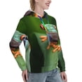 thumbnail image 6 of Sigee Red-Eyed Tree Frog for Women's Pullover Hoodie Sweatshirts Adult Casual Long Sleeve Sweatshirts ,Sizes S-2XL-X-Large, 6 of 7