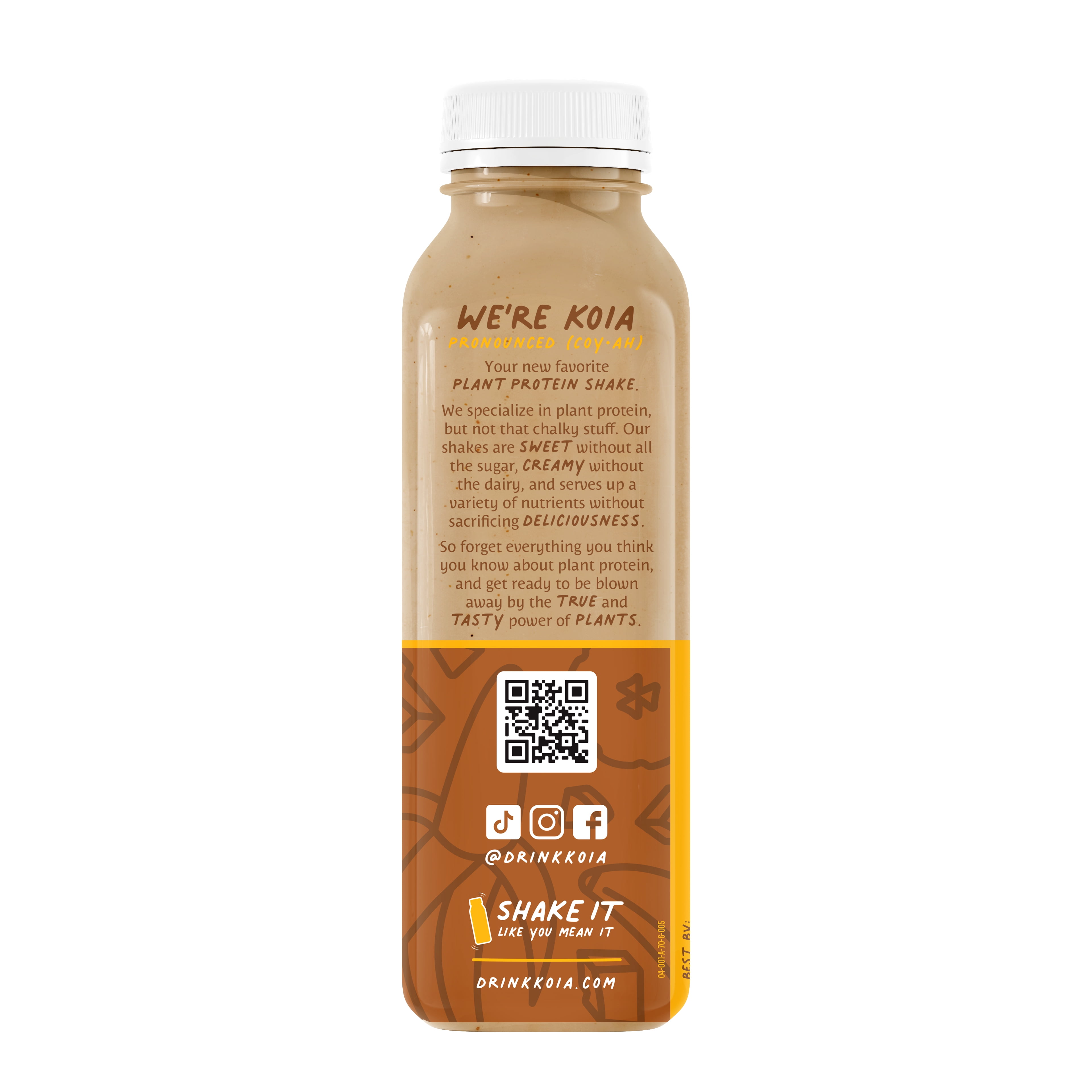 Koia Protein Nutritional Shake, Chocolate Banana, 18g Plant Protein, Non-Dairy Ready to Drink
