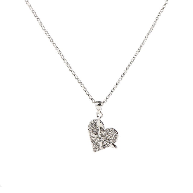Colgante 3.3x2cm de Símbolo de Amor, con Cadena de 45 cm, Regalos de Cumpleaños para Mujeres