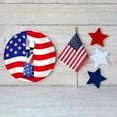 thumbnail image 3 of Party Tableware under $5! Xqxayjr Independence Day Party Supplies, USA Flag Themed Tableware Set, Red White Blue Plates Cups Napkins, Patriotic July 4th Celebration Decor, 3 of 4