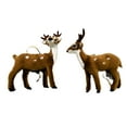 thumbnail image 3 of Kurt Adler 4" Plush Reindeer Ornament 2/asstd, 3 of 5