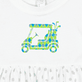 thumbnail image 4 of Inktastic Golf Cart with Argyle Pattern Girls Baby Dress, 4 of 5