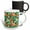 Multicolor, variant on 3drose, Summer Fun Tropical Watercolor Hibiscus and Palm Leaves Pattern, 15oz Mug