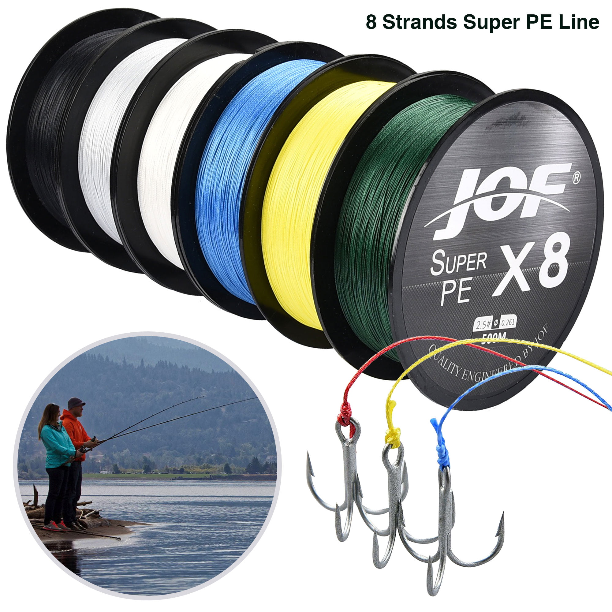 300M PE Braided Fishing Line Extreme Super Strong Dyneema Spectra Sea 4 Stands 