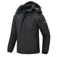 thumbnail image 4 of Tyhengta Men's Waterproof Ski Jacket Warm Winter Snow Coat Mountain Windbreaker Hooded Raincoat Carbon Gray XL, 4 of 11