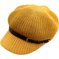 thumbnail image 7 of CoCopeaunts Newsboy Cap Summer Women Knit Mesh Breathable Baker Boy Painter Hat Adjustable Belt Pure Color Shade Beret Hat, 7 of 7