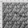 thumbnail image 3 of oneOone Polyester Spandex Gray Fabric Asian Batik Floral Fabric For Sewing Printed Craft Fabric By The Yard 56 Inch Wide, 3 of 4