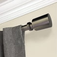 thumbnail image 4 of Better Homes & Gardens Flare 1" Diameter 42"-120" Curtain Rod Set, Pewter, 4 of 8