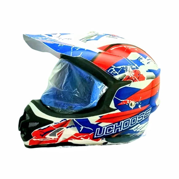 Casco de Motocross Enduro UCHOOSE/BRW03 + Guantes/Goggles