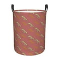 thumbnail image 6 of Lsque Leopard Print pattern Laundry Hamper Basket, Tall Woven Rope Hamper Basket for Clothes, Lightweight Storage Basket, Collapsible Waterproof-, 6 of 8