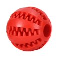 thumbnail image 2 of 6cm Jeu de Boules en Caoutchouc Naturel pour Chien - Rouge & Orange>, 2 of 5